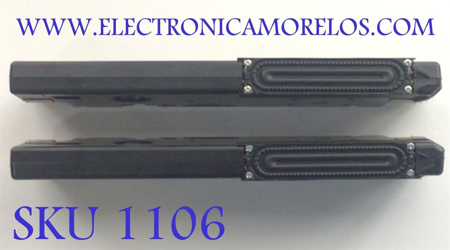 KIT DE BOCINAS PARA TV SAMSUNG ( 2 PZ ) / NUMERO DE PARTE BN96-34566A / BN9634566A  / 34566A / 6Ω 10W / PANEL CY-GH048BGLV6H / MODELO LH48DBEPLGA / GO VS03